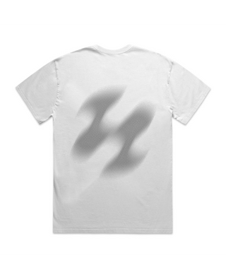 Diablo Heavy relax tee (washed white)