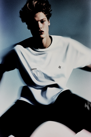 Diablo Heavy relax tee (washed white)