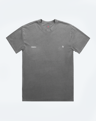 Diablo Heavy relax tee (washed grey)